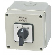 20a 3 position changeover switch IP66 